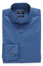 Men's Boss Slim Fit Solid Dress Shirt .5 - - Blue