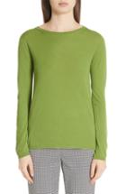 Women's Max Mara Charles Cashmere Sweater, Size - Green