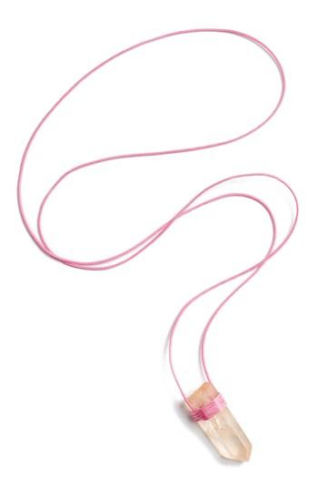 Women's Tina Lilienthal Peach Quartz Pendant Necklace