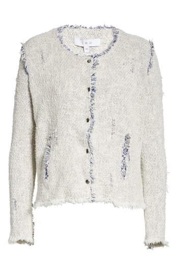 Women's Iro 'agnette' Tweed Jacket Us / 36 Fr - White
