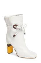 Women's Malone Souliers Dolly Chunky Heel Bootie .5us / 40eu - Ivory