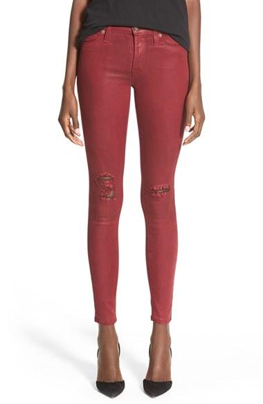 Women's Hudson Jeans Coated Super Skinny Jeans