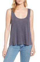 Women's Splendid Whisper Scoop Tank - Grey