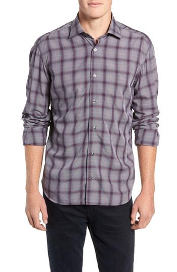 Men's Culturata Tailored Fit Plaid Sport Shirt