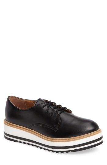 Women's Steve Madden Vassar Platform Oxford M - Black