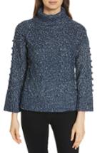 Women's Kate Spade New York Chunky Cable Sweater, Size - Blue