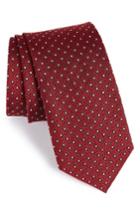 Men's The Tie Bar Wacker Drive Silk Tie, Size - Red