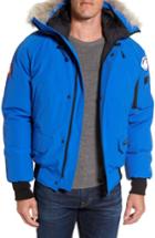 Men's Canada Goose Pbi Chilliwack Down Bomber Jacket With Genuine Coyote Trim