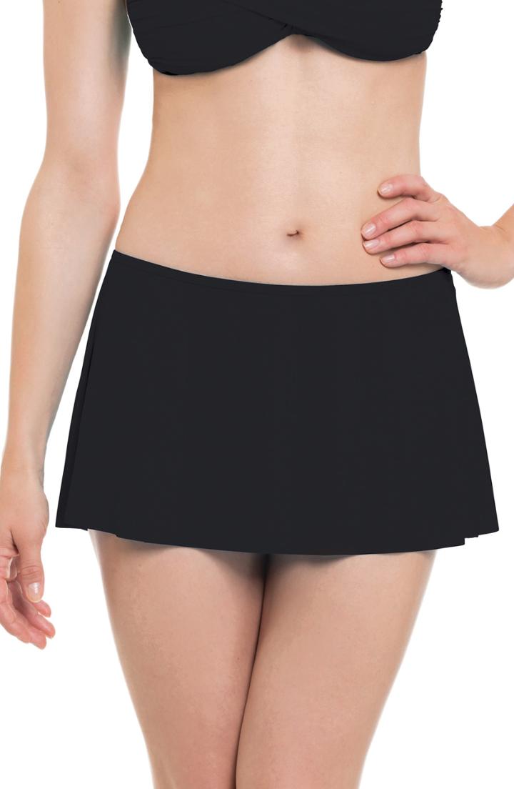 Women's Profile By Gottex Skirted Bikini Bottoms - Black
