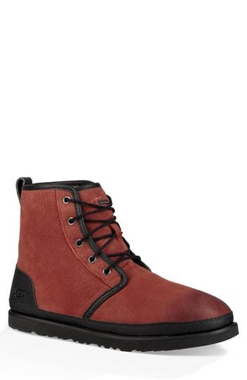 Men's Ugg Harkley Waterproof Lace-up Boot M - Red