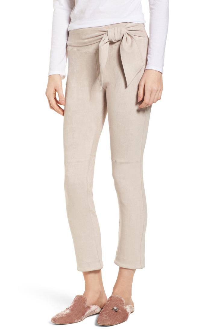 Women's David Lerner Waist Tie Skimmer Leggings