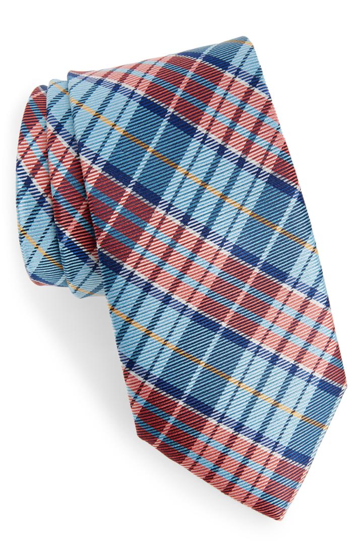 Men's Southern Tide Seminole Plaid Tie