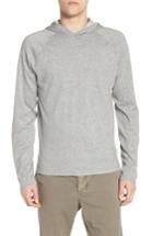 Men's James Perse Reversible Hooded Sweater (xl) - Grey