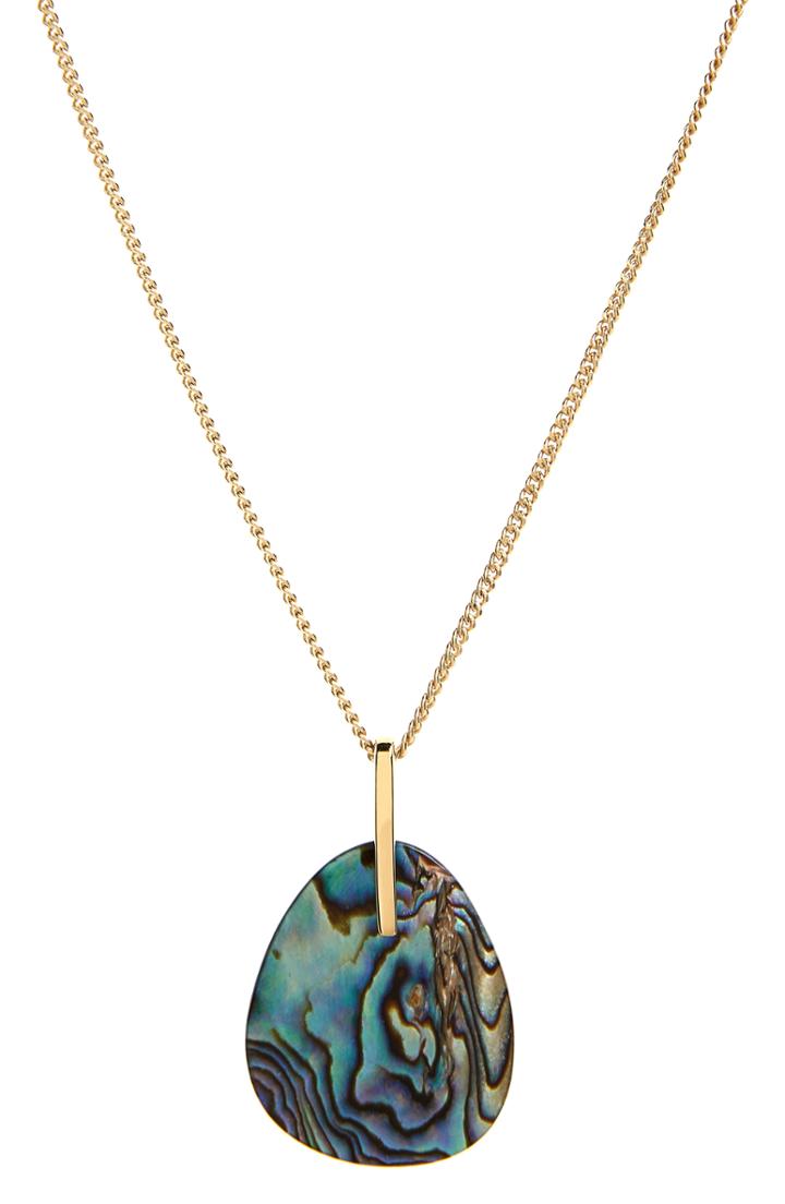Women's Isabel Marant Shell Pendant Long Necklace