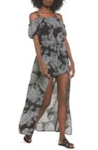 Women's Sun & Shadow Off The Shoulder Walk Through Romper