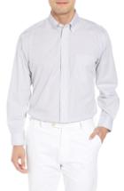 Men's Gitman Tailored Fit Check Dress Shirt - 34 - Grey