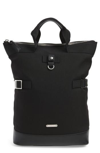 Men's Saint Laurent Revington Convertible Backpack - Black
