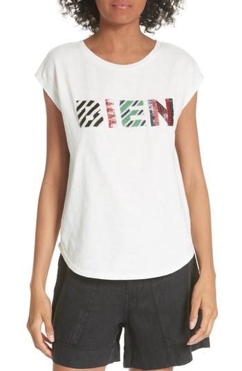 Women's Joie Lianty Embeillished Tee - White