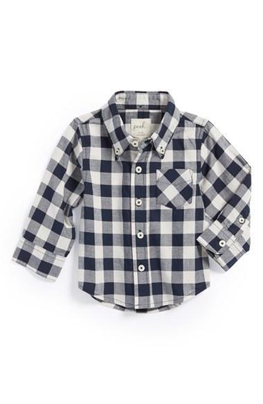 Peek 'blue Ridge' Gingham Shirt (baby