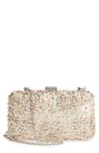 Nordstrom Confetti Sequin Minaudiere - Beige