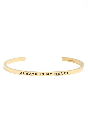 Women's Mantraband Always In My Heart Cuff
