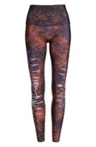 Women's Onzie Graphic High Rise Leggings, Size M/l - Brown