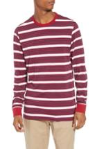 Men's Nike Sb Dry Stripe Long Sleeve T-shirt - Red
