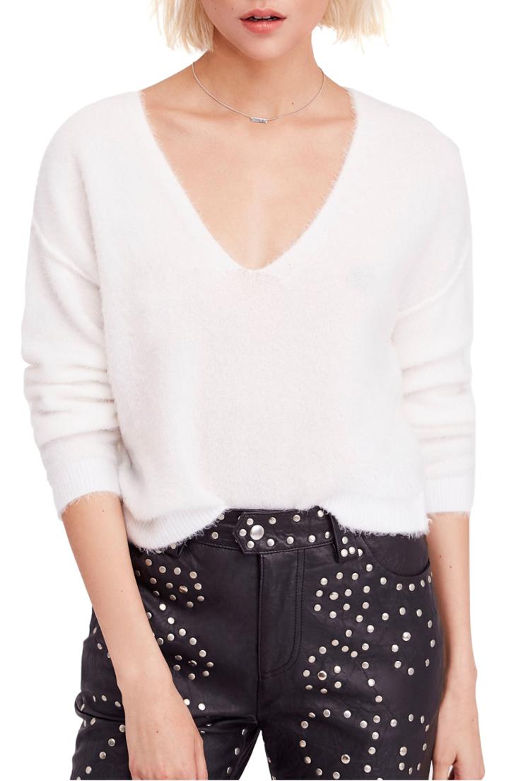 Women's Free People Princess Sweater - Black