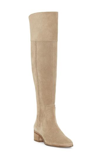 Women's Vince Camuto Kochelda Over The Knee Boot .5 Wide Calf M - Brown