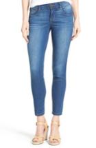 Petite Women's Wit & Wisdom 'ab-solution' Stretch Ankle Skinny Jeans P - Blue