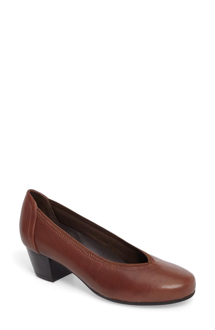 Women's David Tate Madera Pump Ww - Brown