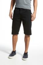 Men's True Religion Brand Jeans Ricky Cutoff Denim Shorts - Black