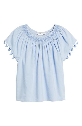 Women's Vineyard Vines Peasant Blouse - Blue