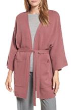 Women's Halogen Belted Cashmere Kimono, Size - Pink