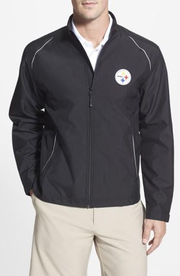 Men's Cutter & Buck Pittsburgh Steelers - Beacon Weathertec Wind & Water Resistant Jacket