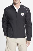 Men's Cutter & Buck Pittsburgh Steelers - Beacon Weathertec Wind & Water Resistant Jacket