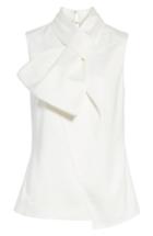 Women's Ted Baker London Kristaa Twisted Bow Neck Top - Ivory
