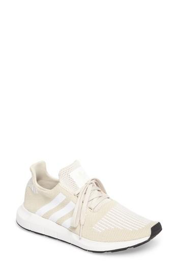 Women's Adidas Swift Run Sneaker .5 Women's / 4.5 Men's M - Beige