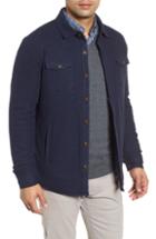 Men's Peter Millar Mountainside Shirt Jacket, Size - Blue