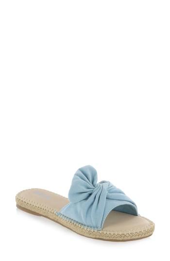 Women's Mia Kensi Knotted Slide Sandal M - Blue/green
