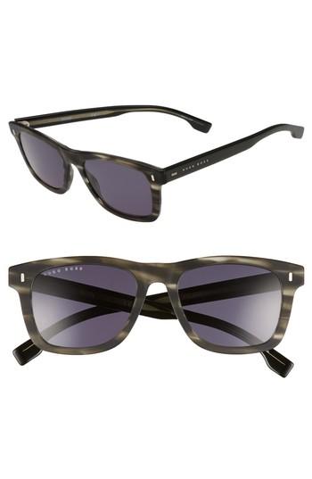 Men's Boss 52mm Sunglasses - Khaki Horn
