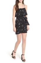 Women's Popover Wrap Front Dress - Black