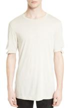 Men's Helmut Lang Sliced Sleeve T-shirt - Beige