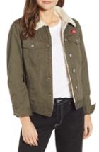 Women's Dickies Fleece Lined Twill Jacket - Green