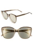 Women's Bottega Veneta 54mm Sunglasses - Brown