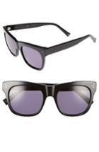 Women's Kendall + Kylie Cassie 54mm Sunglasses - Shiny Black/ Matte Black