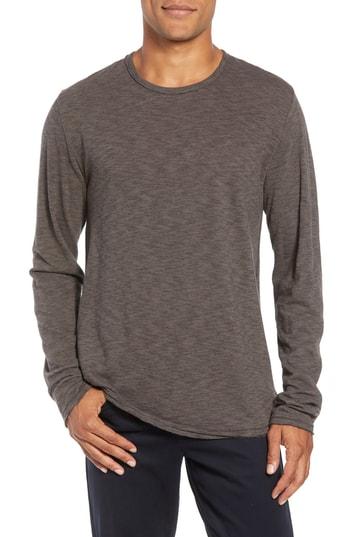 Men's Rag & Bone Owen Slim Fit Long Sleeve T-shirt - Grey