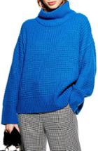 Women's J.crew Side Slit Supersoft Turtleneck Sweater, Size - Pink