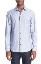 Men's Armani Collezioni Trim Fit Textured Sport Shirt