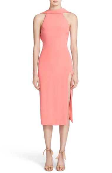 Women's Cushnie Et Ochs Silk Crepe Open Back Dress